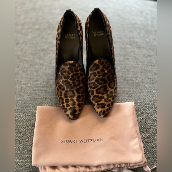 EUC STUART WEITZMAN AUTH Women Leopard Print CalfHair Uprise Loafer
Pump Sz 10 - Picture 2 of 10